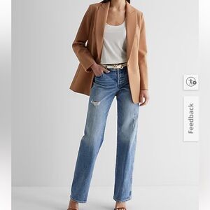 Editor One Button Pinstripe Boyfriend BlazerNWT  (mix20)